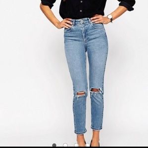 High waisted ASOS jeans